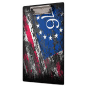 Betsy Ross Flag 1776 Patriotic 4. Juli Klemmbrett (Links)