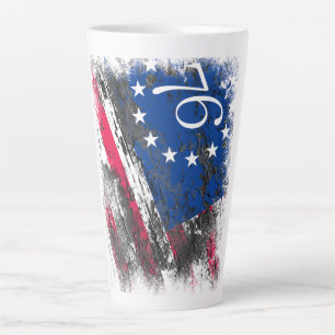 Betsy Ross Flag 1776 Patriotic 4. Juli Milchtasse
