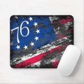 Betsy Ross Flag 1776 Patriotic 4. Juli Mousepad (Mit Mouse)