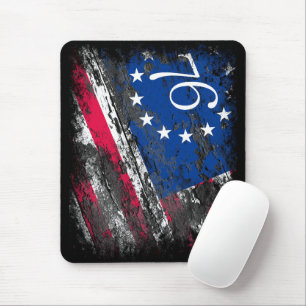 Betsy Ross Flag 1776 Patriotic 4. Juli Mousepad