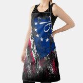 Betsy Ross Flag 1776 Patriotic 4. Juli Schürze (InSitu)