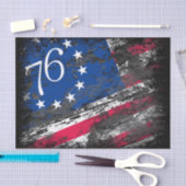 Betsy Ross Flag 1776 Patriotic 4. Juli Seidenpapier (Handwerk)