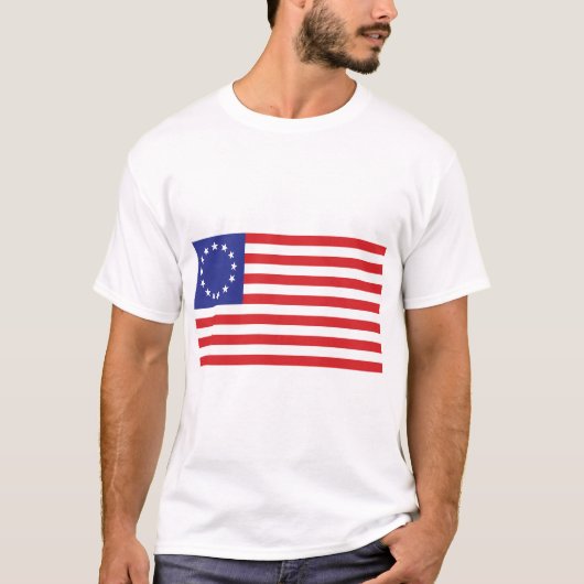 Betsy-Ross-Flag.-1776 T-Shirt (Vorderseite)