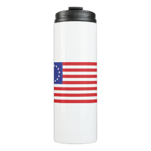 Betsy-Ross-Flag.-1776 Thermosbecher