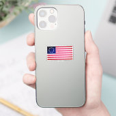 Betsy Ross Flag Aufkleber (Telefon)