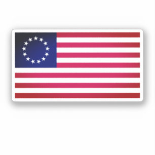 Betsy Ross Flag Aufkleber