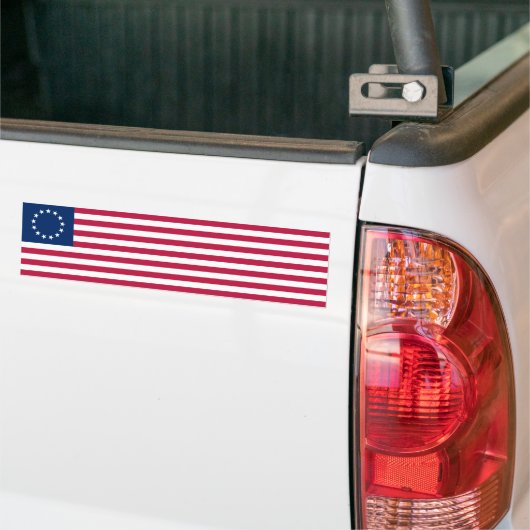 Betsy Ross Flag Autoaufkleber (Auf Lkw)