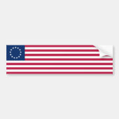 Betsy Ross Flag Autoaufkleber (Vorne)
