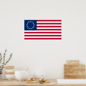 Betsy Ross Flag, das populärste amerikanische Desi Poster (Küche)