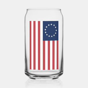 Betsy Ross Flag Design Trinkbehälter Dosenglas