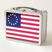 Betsy Ross Flag Metall Brotdose (Vorderseite)