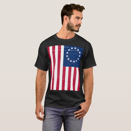 Betsy Ross flag T-Shirt (Vorne ganz)