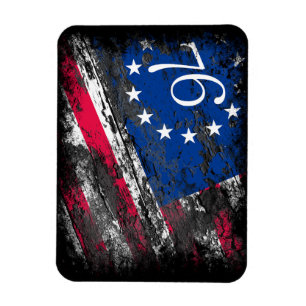 Betsy Ross Flagge 1776 Patriotisch 4. Juli Magnet