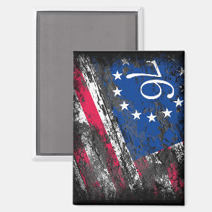 Betsy Ross Flagge 1776 Patriotisches 4. Juli Magnet