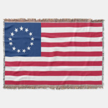 Betsy Ross Flagge der Vereinigten Staaten Circa 17