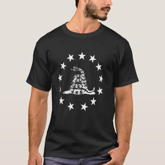 Betsy Ross Gadsden Flagge T-Shirt (Vorderseite)