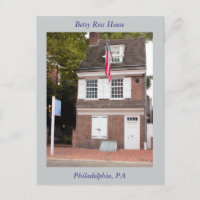 Betsy Ross House Postcard