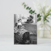 Betsy Ross macht die erste Flag_War Image Postkarte (Stehend Vorderseite)