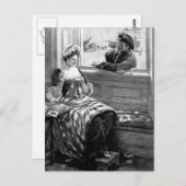 Betsy Ross macht die erste Flag_War Image Postkarte (Vorne/Hinten)