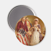 Betsy Ross Magnet (Vorderseite/Rückseite)