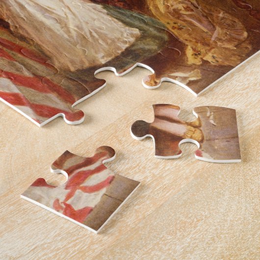 Betsy Ross Nähen des amerikanischen Flag Puzzle (Seite)