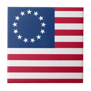 Betsy Ross Old Glory American USA Flag Fliese