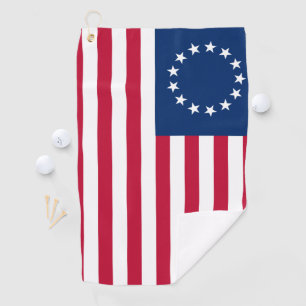 Betsy Ross Old Glory American USA Flag Golfhandtuch
