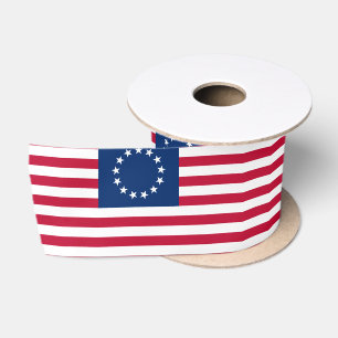 Betsy Ross Old Glory Amerikanische USA-Flagge Satinband