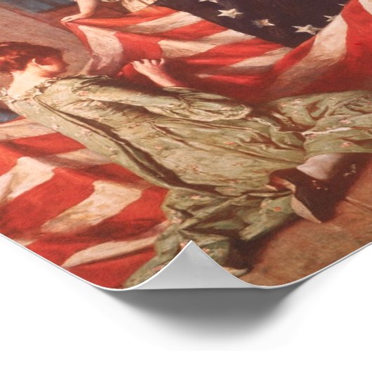 Betsy Ross Poster (Ecke)