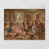 Betsy Ross Postkarte (Vorderseite)