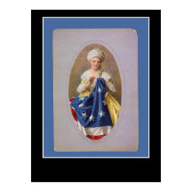 Betsy Ross und das Flag-Poster