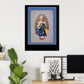 Betsy Ross und der Flaggenposter Poster (Heimbüro)