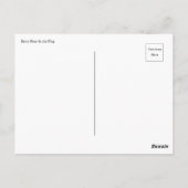 Betsy Ross und die US Flagge 1777 Postkarte (Rückseite)