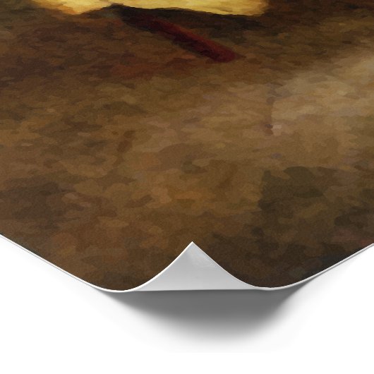 Betsy Ross und General George Washington Poster (Ecke)