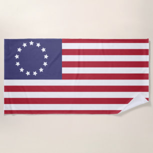 Betsy- Rossflagge   1776 amerikanische Flagge Strandtuch