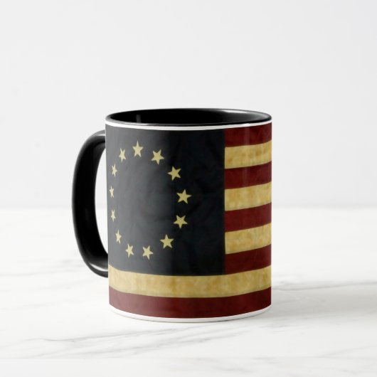 Betsy- Rossflaggen-Tasse Tasse (Vorderseite Links)