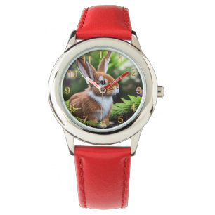 Betsy The Brown And White Bunny, Kids Watch Armbanduhr