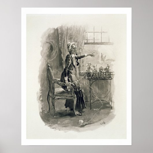 Betsy Trotwood, von "Charles Dickens: A Gossi Poster (Vorne)