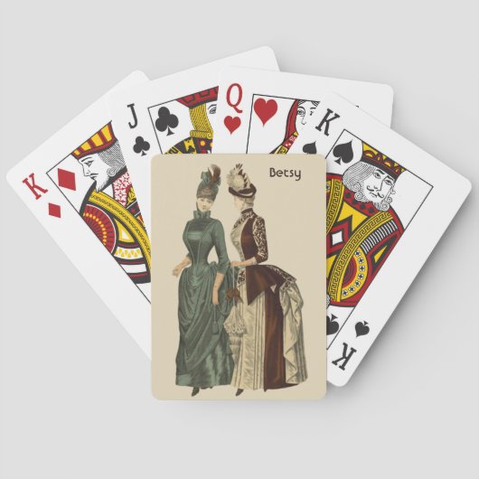 BETSY ~ VINTAGE FASHION ~ KOSTEN ~ SPIELKARTEN (Rückseite)