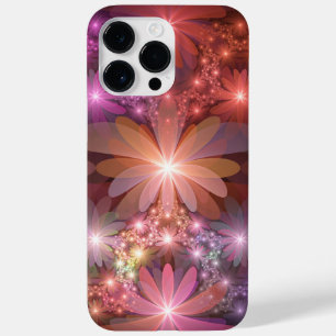 Bett aus Blumen Bunt Glänzende Abstrakte Fraktal K Case-Mate iPhone 14 Pro Max Hülle