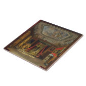 Bett der Königin-Anne, Windsor Schloss, von Fliese (Seite)