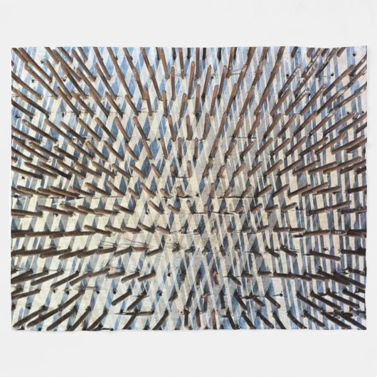 BETT DER NAGEL-FLEECE-DECKE FLEECEDECKE (Vorderseite (Horizontal))