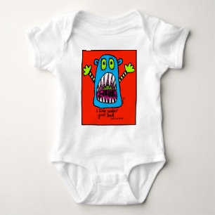 Bett-Monster Baby Strampler