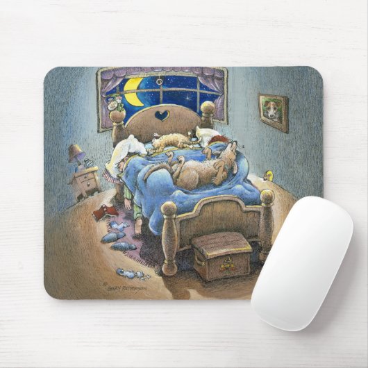 Bett-Schweine Mousepad (Mit Mouse)