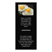 BETT-U. FRÜHSTÜCKS-GESTELL-KARTEN: ORIGINALVORLAGE WERBEKARTE (Hinten)