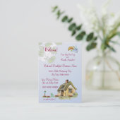 Bett - und - Frühstück Visitenkarte (oder?) (Stehend Vorderseite)