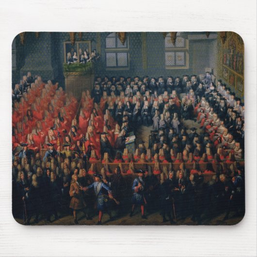 Bett von Gerechtigkeit hielt am Parlement De Paris Mousepad (Vorne)