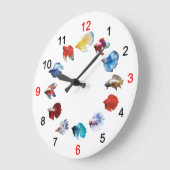Bettaの 壁 掛 け時Nr. 01 Große Wanduhr (Winkel)
