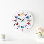 Bettaの 壁 掛 け時Nr. 01 Große Wanduhr (Zuhause)