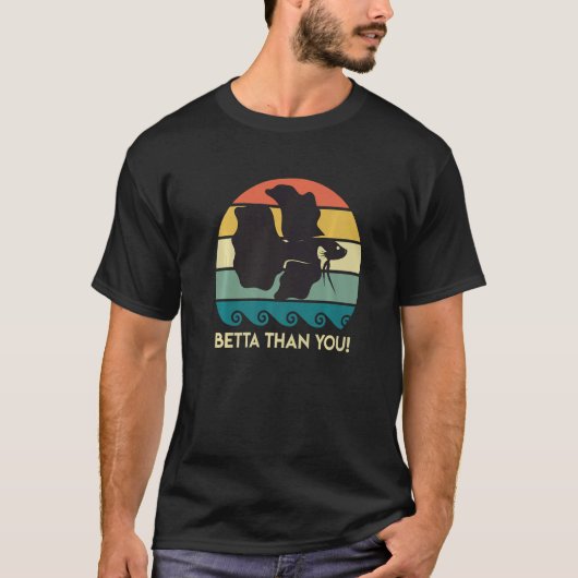 Betta als du Aquarium 1 T-Shirt (Vorderseite)